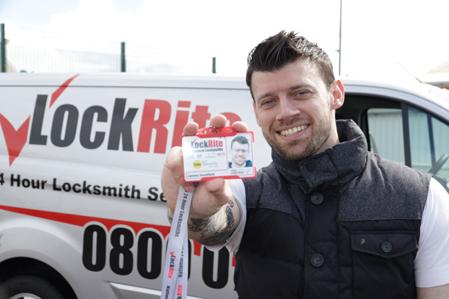 LockRIte Franchisee with his Locksmith Franchise Van